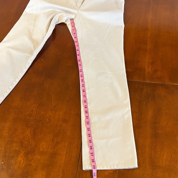 High Rise Cream Jeans - Picture 9 of 12